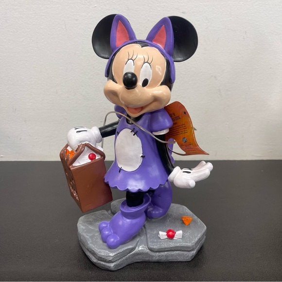 Disney Mickey And Minnie Mouse LED Light Up Halloween Statues - Picture 3 of 16